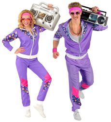 Str�j DRESY LATA 90 fioletowe - M str�j lata 90 kostium disco str�j na przebieran� imprez�