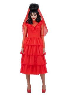 Str�j damski na Halloween LYDIA Beetlejuice - M przebranie na Halloween damskie str�j na bal przebiera�c�w