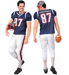 Str�j m�ski AMERYKA�SKI FUTBOLISTA - XL kostium sportowy m�ski przebranie sportowca str�j m�ski str�j na halloween