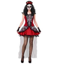 Str�j na Halloween DAMA - DIA DE LOS MUERTOS - S