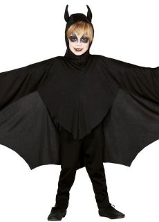Strj na Halloween dla dzieci NIETOPERZ ZE SKRZYDAMI 7-9 lat