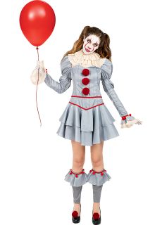 Halloweenowy str�j damski Pennywise TO - M str�j damski str�j na halloween kostium pennywise