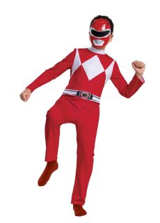 Strj power rangers dla dzieci RED RANGER 4-6 lat