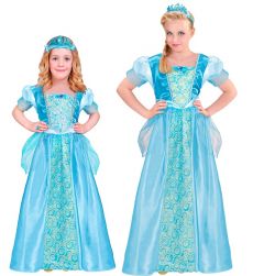 Str�j LODOWA KSIʯNICZKA niebieska sukienka 104cm