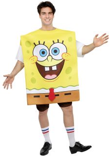 Str�j SPONGEBOB dla doros�ych rozmiar uniwersalny przebranie Spongebob �mieszny kostium przebrania z kresk�wek