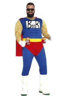 Str�j superbohatera BEERMAN - L kostium superbohatera przebranie superbohatera str�j na karnawa� str�j m�ski