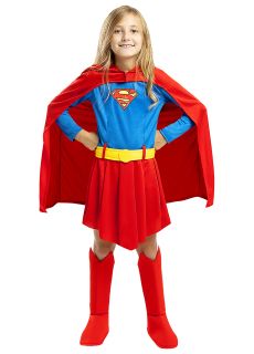 Strj SUPERGIRL dla dziewczynki 3-4 lata 