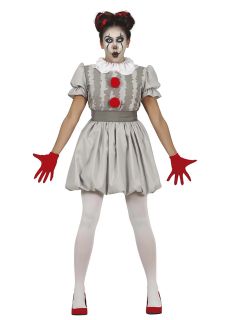 Strj na halloween KLAUN damski - S