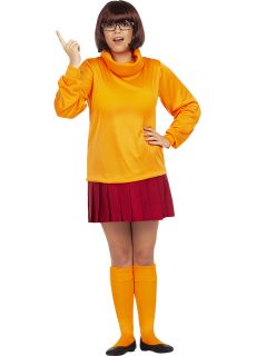 cosplay Velma Scooby Doo przebranie kostium Velma str�j damski str�j Halloween