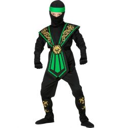 Str�j ninja KOMBAT zielony 128cm