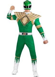 Str�j m�ski POWER RANGER zielony - M zielony Power Ranger  kostium Power Ranger przebranie superbohatera