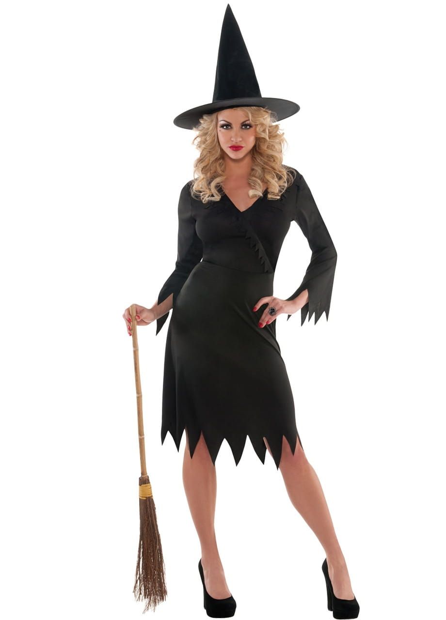 Strój karnawałowy damski FIGLARNA WIEDŹMA pomysł na Halloween