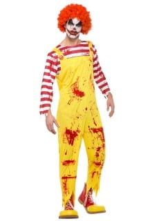 Strj halloweenowy KLAUN MORDERCA kostium dla dorosych - XL