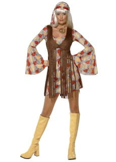 Strj hipiski GROOVY BABY przebranie lata 60 - S