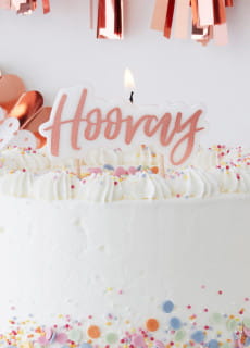 wieczka na tort HOORAY - PICK & MIX ozdoba na tort
