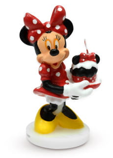 wieczka urodzinowa MYSZKA MINNIE figurka na tort
