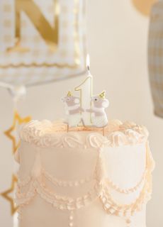 �wieczka urodzinowa na roczek MYSZKI �wieczka na roczek  dekoracja tortu roczek �wieczka na pierwsze urodziny