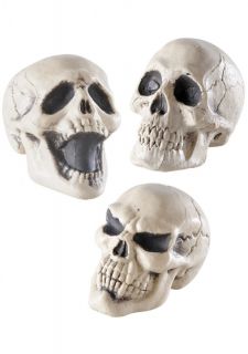 Sztuczna czaszka DEKORACJA NA HALLOWEEN (1szt.)