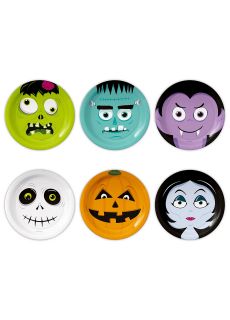 Talerzyki halloween MONSTERS (6szt.)