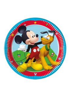 Talerzyki papierowe MYSZKA MICKEY I PRZYJACIELE 20cm (8szt.)