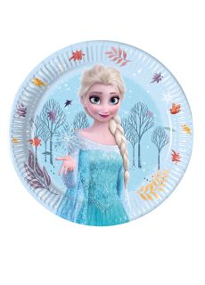 Talerzyki papierowe KRAINA LODU 20cm (8szt.)