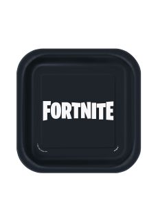 Talerzyki FORTNITE kwadratowe 18cm (8szt.)