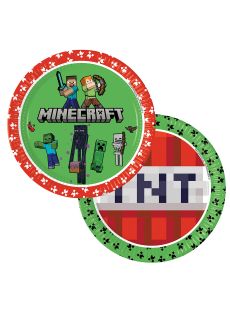 Talerzyki papierowe Minecraft