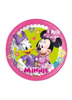 Talerzyki MYSZKA MINNIE papierowe 20cm (8szt.)