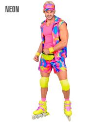 M�ski str�j w stylu lat 80s ROLLERBOY - XXL