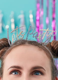 Opaska urodzinowa GOOD VIBES - Lets party! (5szt.)