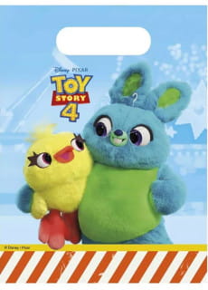 Torebki foliowe na drobne upominki dla goci TOY STORY 4 (4szt.)