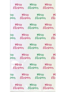 Torebki foliowe witeczne MERRY CHRISTMAS (20szt.)