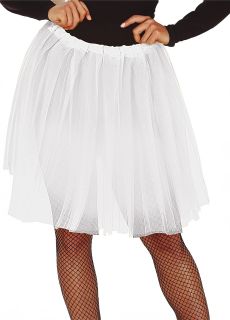 Sp�dniczka tiulowa TUTU bia�a