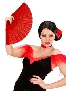 Wachlarz Czerwony 23 cm