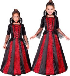 Str�j na Halloween dla dziewczynki WAMPIRZYCA - 128cm