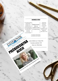 Personalizowane zaproszenia na 50 urodziny DZIENNIK