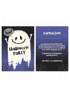 Zaproszenia personalizowane na HALLOWEEN DLA DZIECI