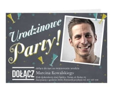 Zaproszenia personalizowane PARTY