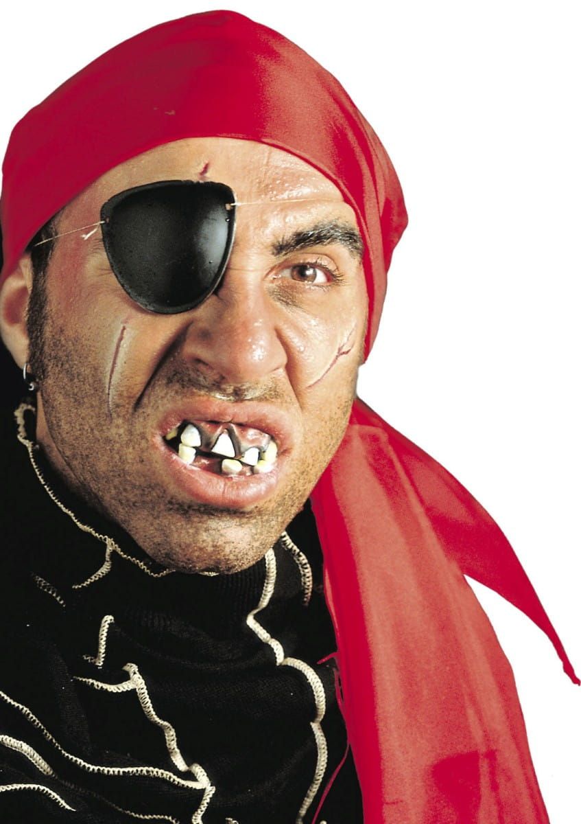Zęby HORROR pirat