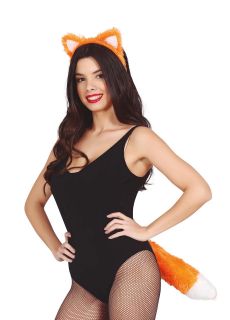 Opaska i ogon lisa ZESTAW DO STROJU LISA zestaw furries
