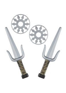 Zestaw akcesori�w Ninja SAI I SHURIKEN zestaw ninja dla dzieci akcesoria ninja dla dzieci akcesoria do stroju