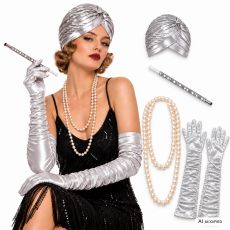 Zestaw OLD HOLLYWOOD srebrny