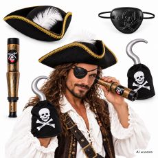 Zestaw PIRATA dodatki do stroju kapitana pirat�w