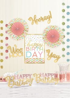 Party box zestaw dekoracji CONFETTI FUN urodziny