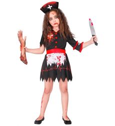Str�j na Halloween dla dziewczynki PIEL�GNIARKA - 128cm
