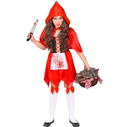 Str�j dzieci�cy CZERWONY KAPTUREK ZOMBIE 116cm
