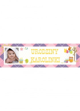 Baner personalizowany ze zdjciem SOWA