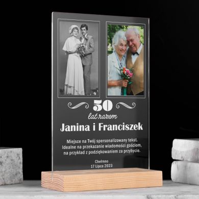 Dekoracja na 50 rocznicę ślubu Dekoracja na 50 rocznicę ślubu