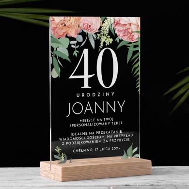 Dekoracja urodzinowa stołu STATUETKA Dekoracja urodzinowa stołu STATUETKA