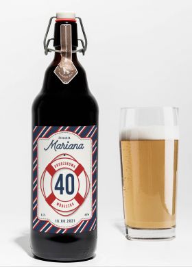 Personalizowana etykieta na alkohol DLA ŻEGLARZA Personalizowana etykieta na alkohol DLA ŻEGLARZA